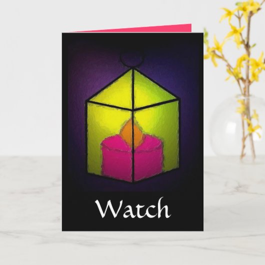 CARTE MONTRE (Fleur jaune)