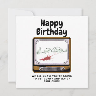 Carte Montre Joyeux Anniversaire Véritable Crime