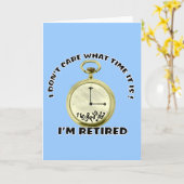 Carte Montre retraitée (Fleur jaune)