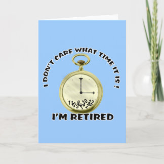 Carte Montre retraitée