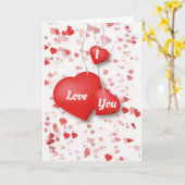 CARTE MONTRER "COMBIEN" JE VOUS AIME ANNIVERSAIRE (Fleur jaune)