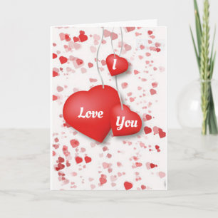 CARTE MONTRER "COMBIEN" JE VOUS AIME ANNIVERSAIRE
