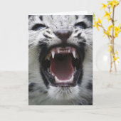 Carte montrer vos dents (Fleur jaune)