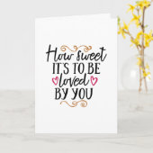 CARTE MONTREZ-VOUS TOUS MON AMOUR *CÉLÉBRER NOTRE ANNIVE (Fleur jaune)