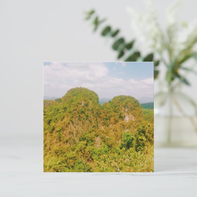 Carte Monts Krabi - Thaïlande (Debout devant)