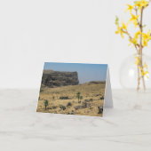 Carte Monts Simien Éthiopie (Fleur jaune)