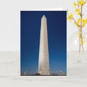 Carte Monument de Washington à Dusk (Fleur jaune)