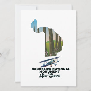 Carte monument national de bandelier