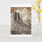 Carte Monument Valley (Fleur jaune)