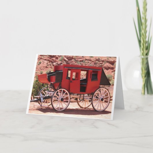 Carte Monument Valley Red Wagon (Devant)