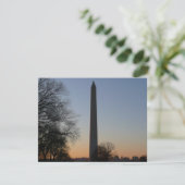 Carte Monument Washington au coucher du soleil à DC (Debout devant)