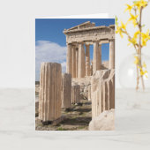 Carte Monuments | Parthenon Acropolis Athens Greece (Fleur jaune)