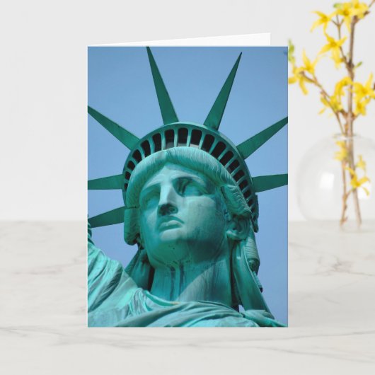 Carte Monuments | Statue de Liberty Face (Fleur jaune)