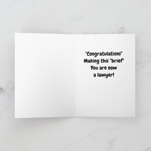 CARTE MOO À CE SUJET, VOUS ÊTES MAINTENANT UNE **AVOCATE (Intérieur)