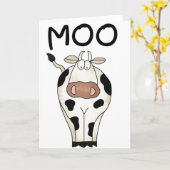 Carte Moo Cow (Fleur jaune)