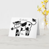 Carte Moo Cow Thunder_Cove (Fleur jaune)