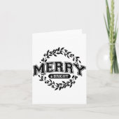 Carte Moody And Uptight Merry And Xmas Bright Matching C (Devant)