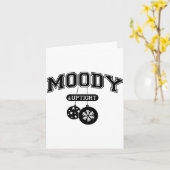 Carte Moody And Uptight Merry And Xmas Bright Matching C (Fleur jaune)