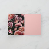 Carte Moody Elegant Rose | Bouquet floral | MERCI (Intérieur)