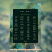 Carte Moody Ink Emerald Gold Seating ID988 (Neutre)