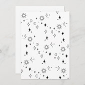 Carte Moon And Stars Note (Devant / Derrière)