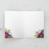 Carte Moon Mama Ukrainienne Folk Art Joyeux Anniversaire (Intérieur)