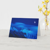 Carte Moon Over Mt. Everest Tibet, China (Fleur jaune)