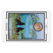 Carte Moon Tarot Flexible Magnet Photo (Horizontal)