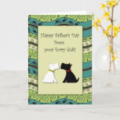 Carte . : : MoonDreams : :. Chiens heureux de fête des (Fleur jaune)