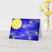 Carte Moonlight (Fleur jaune)