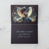 Carte Moonlit Butterfly Enchantress Fantasy (Intérieur)
