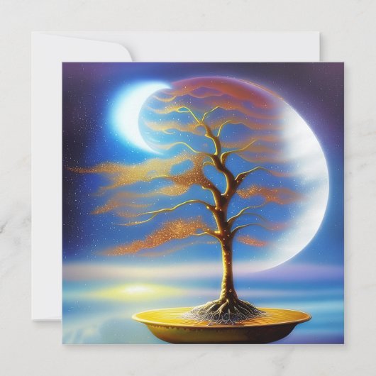 Carte Moonscape bonsai (Devant)