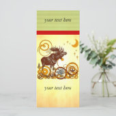 Carte Moose Christmas (Debout devant)