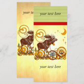 Carte Moose Christmas (Devant / Derrière)