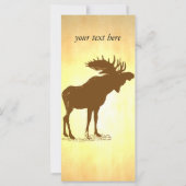 Carte Moose Christmas (Dos)