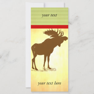 Carte Moose Christmas