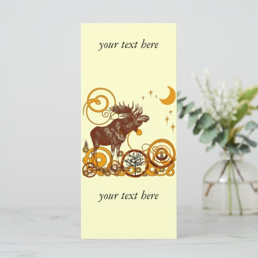 Carte Moose Christmas (Debout devant)