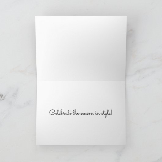 Carte Moose Holiday (Intérieur)