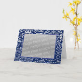 Carte Morceau (cadre de photo) (Fleur jaune)