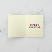 Carte Morceau De Charbon Vous Savez Ce Que Vous Avez Fai (Intérieur)