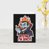 Carte Mords Moi Je Suis Épicé  (Fleur jaune)