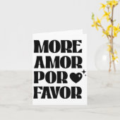 Carte More Amor R Favor Retro Love Valentine Aestheti  (Fleur jaune)