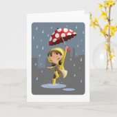 Carte Morgan dans la pluie (Fleur jaune)