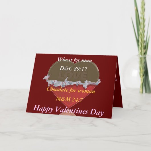 Carte mormone de Valentines (Devant)