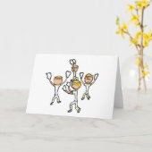 Carte Morris Dancing (Fleur jaune)