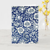 Carte Morris - Mallow bleu (Fleur jaune)