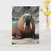Carte Morse sur une plage de sable | Juste pour prendre (Fleur jaune)