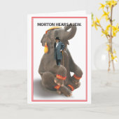 Carte Morton Hears Jew Birthday Card (Fleur jaune)