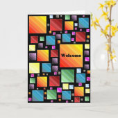 Carte Mosaic de Welcome (Fleur jaune)