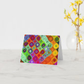 Carte Mosaïque (Fleur jaune)